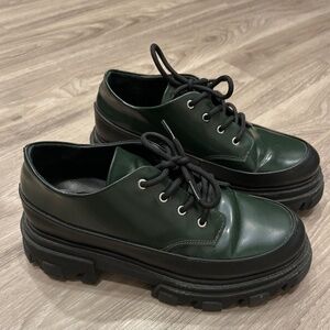 Ganni Lug Sole Oxfords